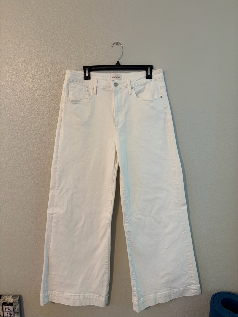DRIFTWOOD White Martha Wide-Leg Jeans